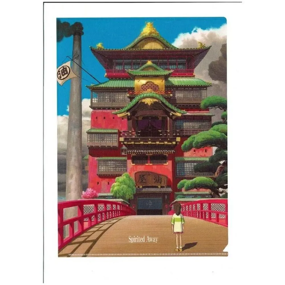 Sale Maison Ghibli A4 Size Clear Folder Aburaya - Sprited Away