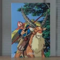 Sale Maison Ghibli A4 Size Clear Folder Ashitaka And Yakul - Princesse Mononoke