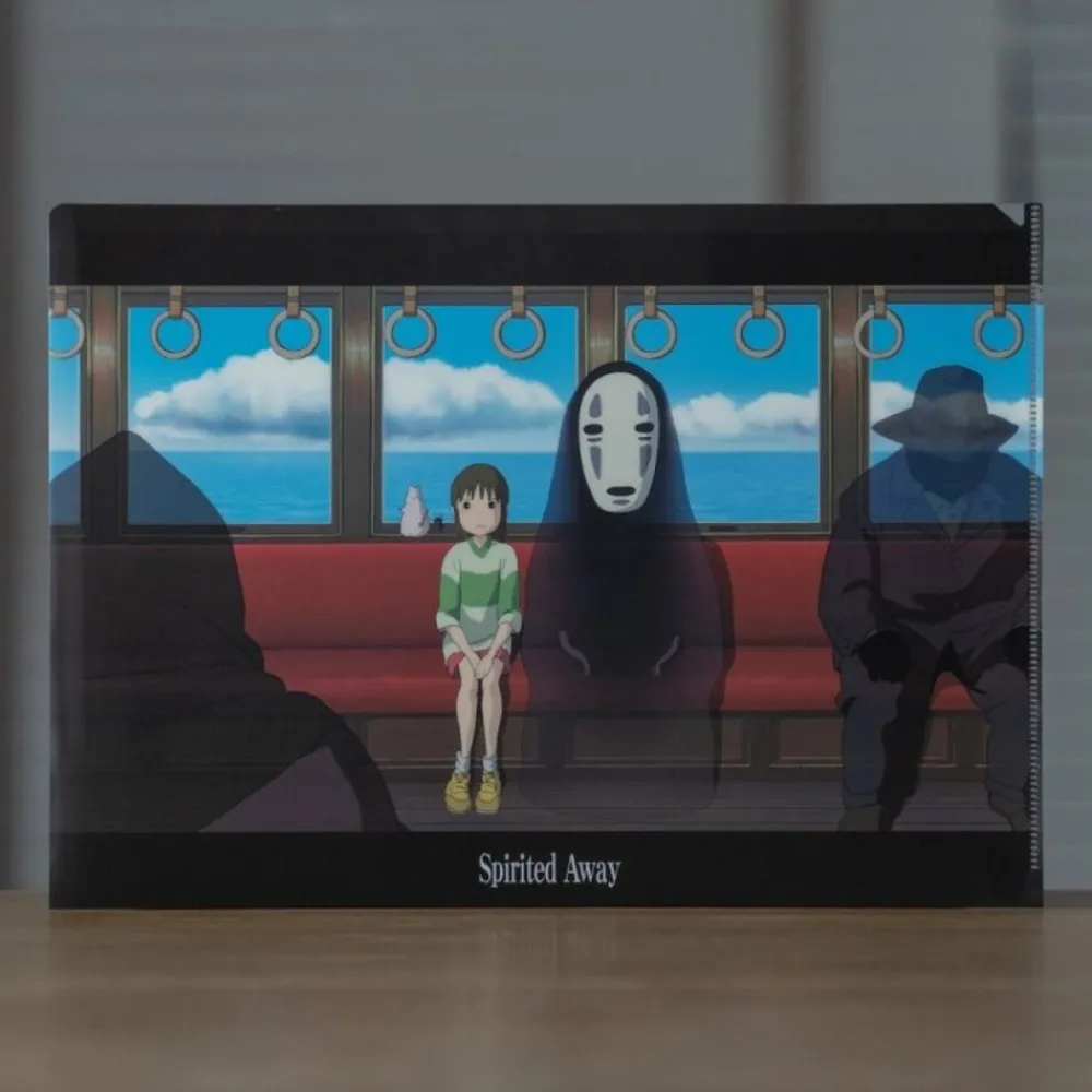 Sale Maison Ghibli A4 Size Clear Folder On The Train - Sprited Away