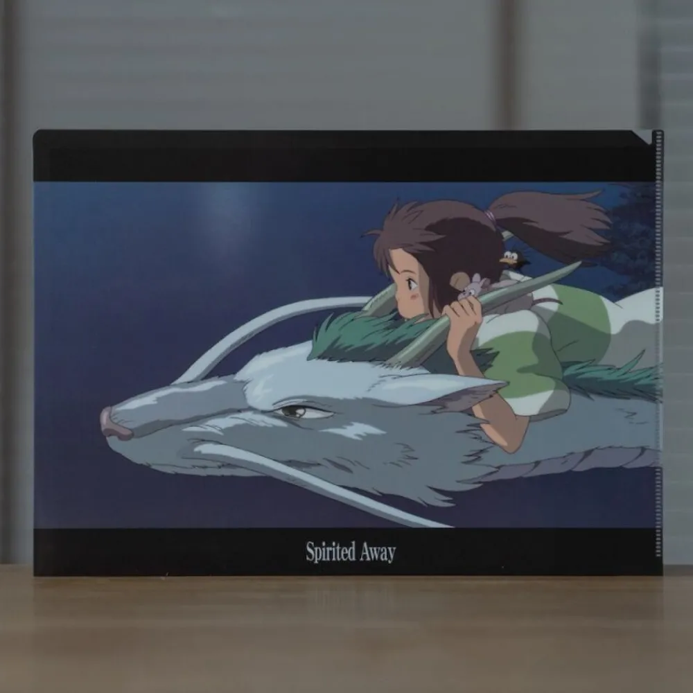 Best Maison Ghibli A4 Size Clear Folder Riding On Haku Dragon - Sprited Away