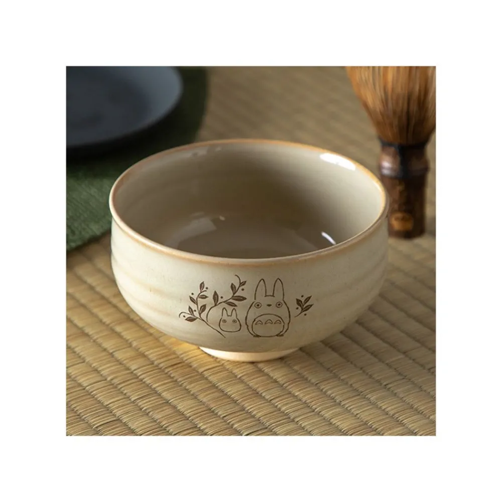 Best Maison Ghibli Akahada-Yaki Matcha Tea Bowl & Whisk - My Neighbor Totoro