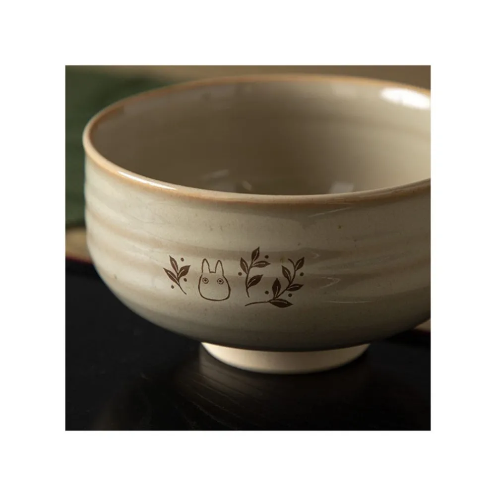 Best Maison Ghibli Akahada-Yaki Matcha Tea Bowl & Whisk - My Neighbor Totoro