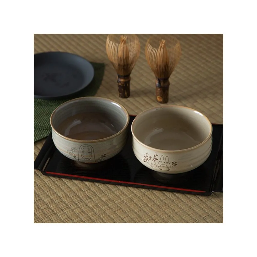 Best Maison Ghibli Akahada-Yaki Matcha Tea Bowl & Whisk - My Neighbor Totoro
