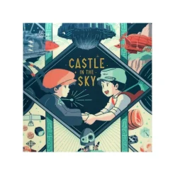 Discount Maison Ghibli Art Deco Clear Folder A4 - Castle In The Sky