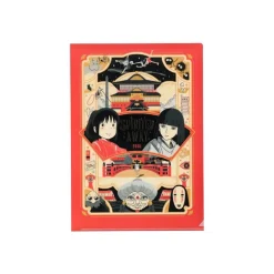 Outlet Maison Ghibli Art Deco Clear Folder A4 - Spirited Away