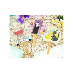Best Maison Ghibli Bamboo Fan & Letter Set Jiji With Lemon - Kiki'S Delivery Service