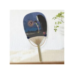 Outlet Maison Ghibli Bamboo Fan Chihiro & No Face - Spirited Away