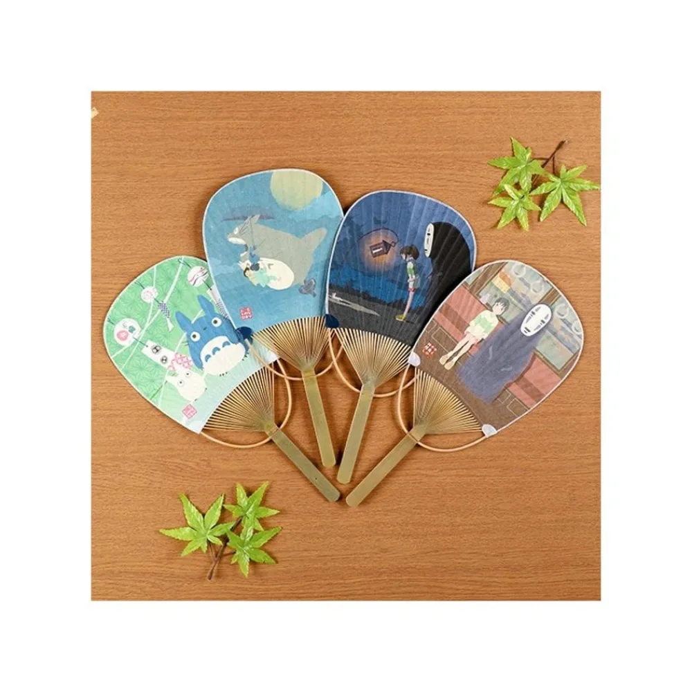 Outlet Maison Ghibli Bamboo Fan Chihiro & No Face - Spirited Away