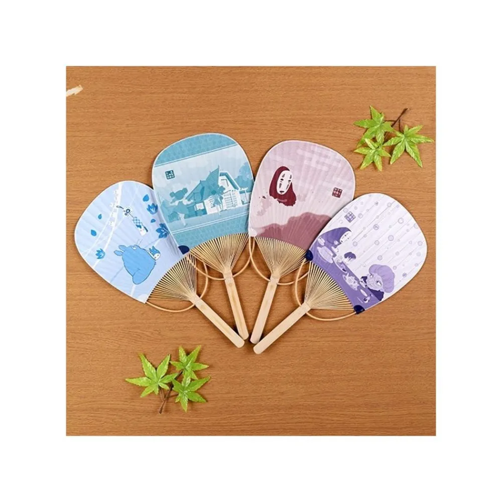 Outlet Maison Ghibli Bamboo Fan Chihiro & No Face - Spirited Away