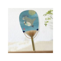Clearance Maison Ghibli Bamboo Fan Flying Totoro - My Neighbor Totoro