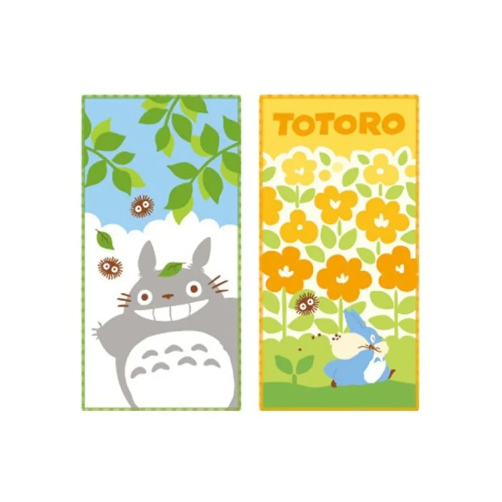 New Maison Ghibli Big And Medium Totoro 2 Mini-Towels Pack 20 X 10 Cm - My Neighbor Tot
