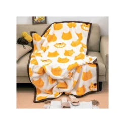 Sale Maison Ghibli Blanket Catbus Silhouette 100X140 Cm - My Neighbor Totoro