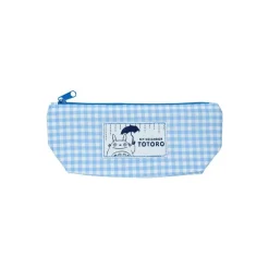 Clearance Maison Ghibli Blue Checkered Pencil Case - My Neighbor Totoro