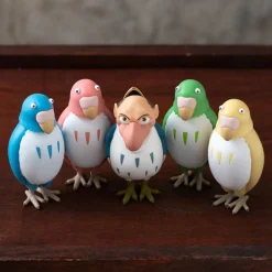 Sale Maison Ghibli Bobble Head Figurine Yellow Parakeet - The Boy And The Heron