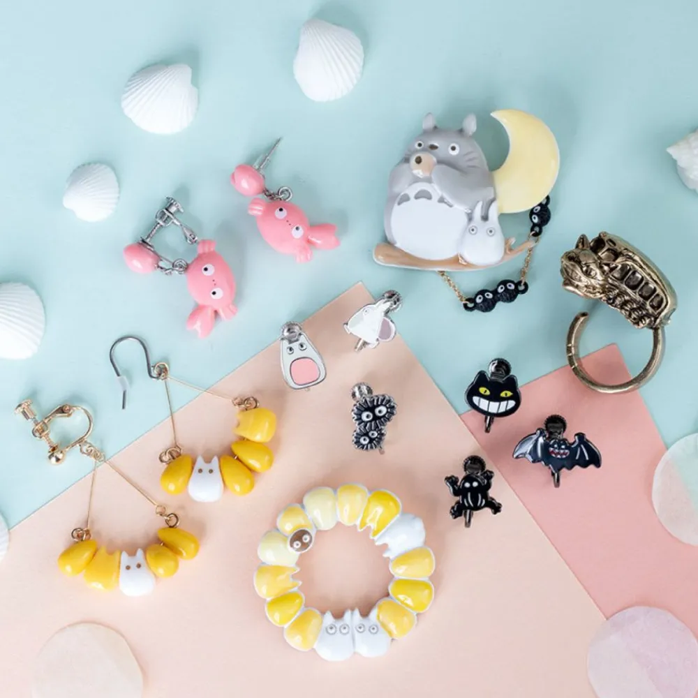 Hot Maison Ghibli Brooch Totoro & Corn - My Neighbor Totoro