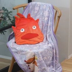 Online Maison Ghibli Calcifer Rolled Blanket - Howl'S Moving Castle