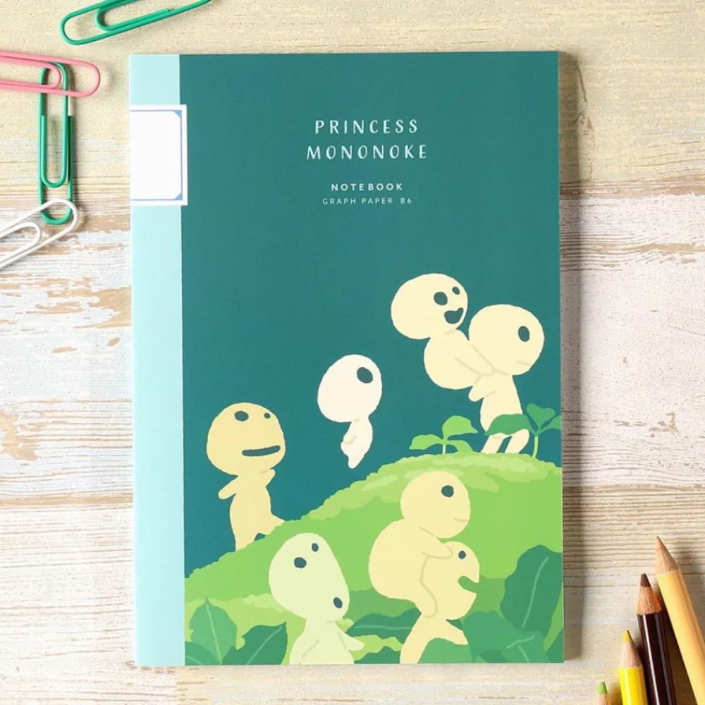 Clearance Maison Ghibli Carnet De Notes B6 Kodama - Princess Mononoke
