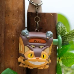 New Maison Ghibli Catbus Destination Kurukuru Keyring - My Neighbour Totoro