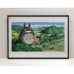 Hot Maison Ghibli Cel Art Totoro On A Summer Day - Studio Ghibli