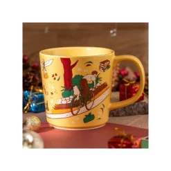 Clearance Maison Ghibli Ceramic Cup Chasing The Cat - Whisper Of The Heart