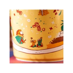 Clearance Maison Ghibli Ceramic Cup Chasing The Cat - Whisper Of The Heart