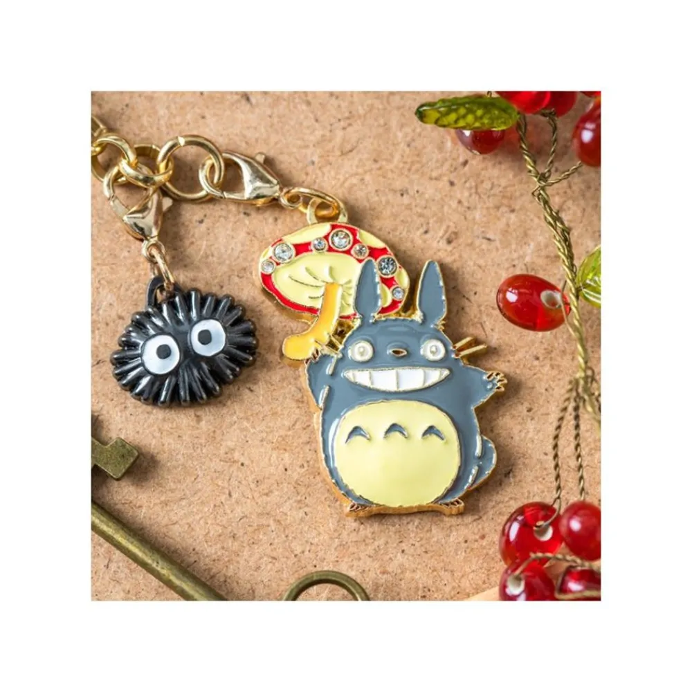New Maison Ghibli Charm Chain Big Totoro & Mushroom - My Neighbor Totoro