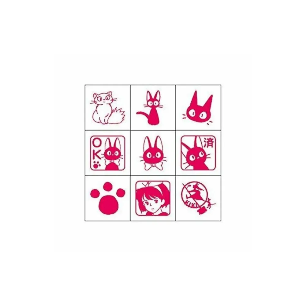 Hot Maison Ghibli Check Stamp Jiji And Company - Kiki'S Delivery Service