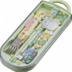 Sale Maison Ghibli Chopsticks Spoon Fork Box Set Totoro Holding Umbrella - My Neighbor T