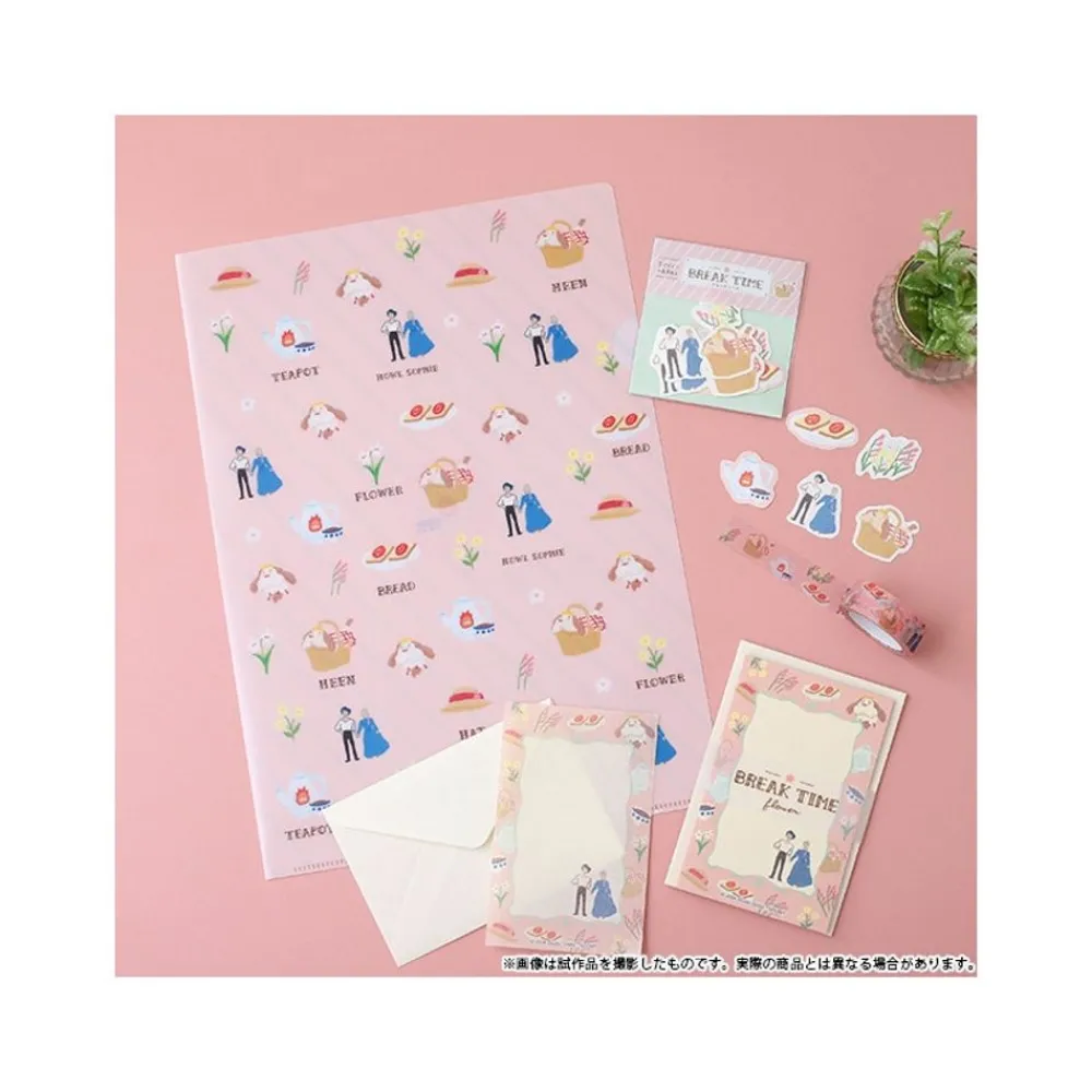 Outlet Maison Ghibli Clear File A4 Break Time Flowers - Howl'S Moving Castle