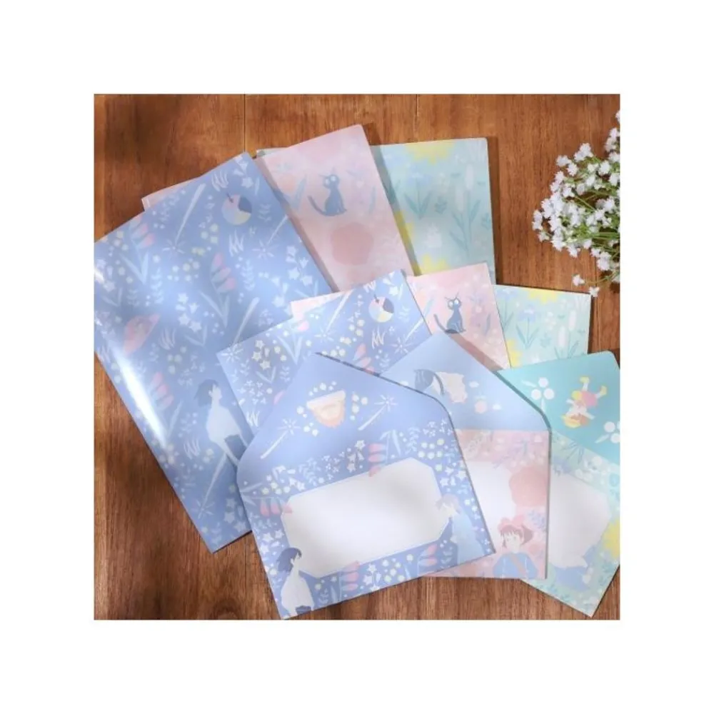 Maison Ghibli Clear Folder & Letter Set Kiki'S Garden - Kiki'S Delivery Service