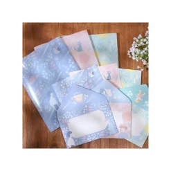 Sale Maison Ghibli Clear Folder & Letter Set Buttercup - My Neighbor Totoro