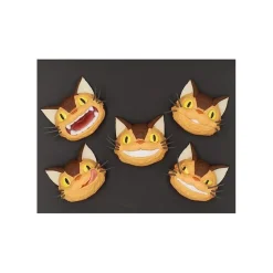 Maison Ghibli Collection Catbus Faces Assorted 6 Magnets - My Neighbor Totoro