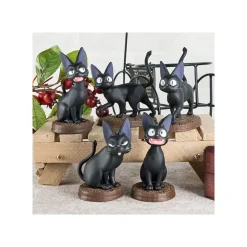 Hot Maison Ghibli Collection Jiji Assorted 6 Figurines - Kiki'S Delivery Service