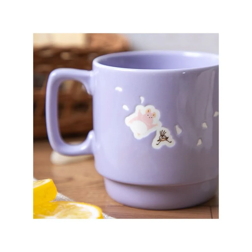 Sale Maison Ghibli Coloful Embossed Mug Kiki Chihiro & Haku - Spirited Away