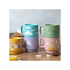 Sale Maison Ghibli Coloful Embossed Mug Kiki Chihiro & Haku - Spirited Away