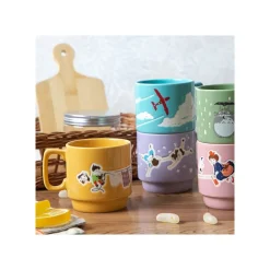 Hot Maison Ghibli Coloful Embossed Mug Savoia - Porco Rosso