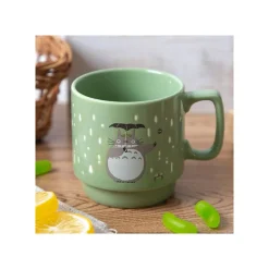 Hot Maison Ghibli Coloful Embossed Mug Totoro Holding Umbrella - My Neighbor Totoro