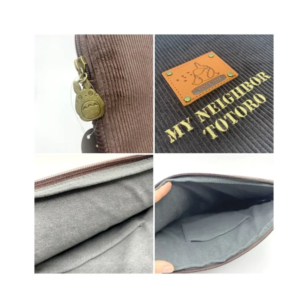 Discount Maison Ghibli Corduroy Satchel Totoro Patch - My Neighbor Totoro