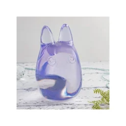New Maison Ghibli Crystal Figurine Transparent Small Totoro Purple - My Neighbor Totoro