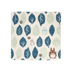 Outlet Maison Ghibli Cushion Big Totoro Blue & Green Leaves 45X45 Cm - My Neighbour Totoro