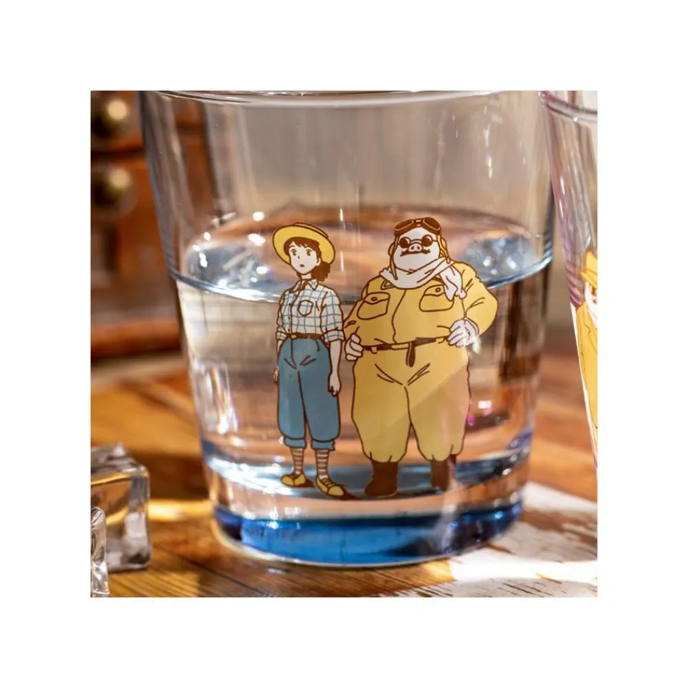 Outlet Maison Ghibli Decorated Glass Marco & Fio - Porco Rosso