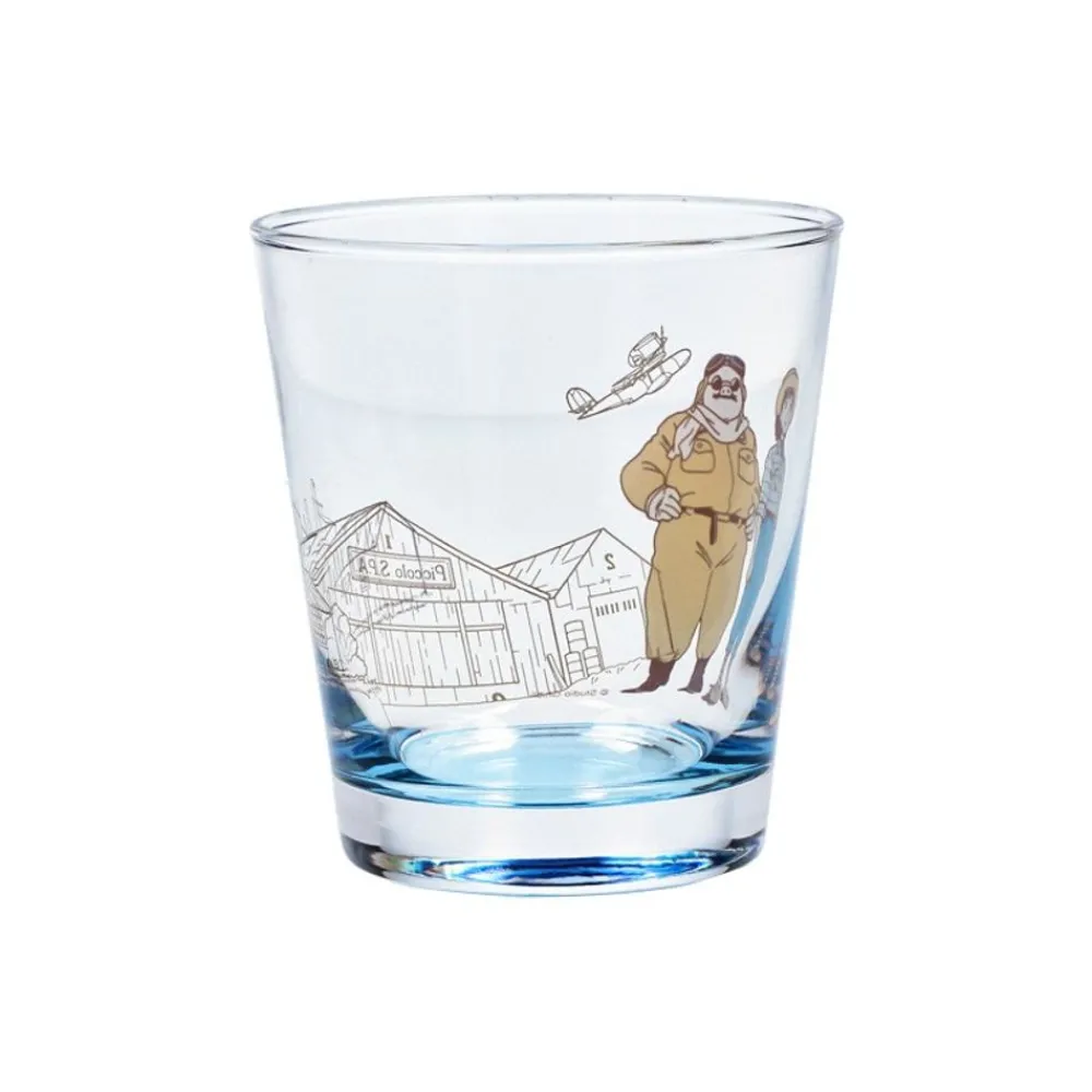 Outlet Maison Ghibli Decorated Glass Marco & Fio - Porco Rosso