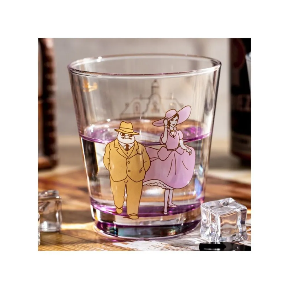 Clearance Maison Ghibli Decorated Glass Marco & Gina - Porco Rosso
