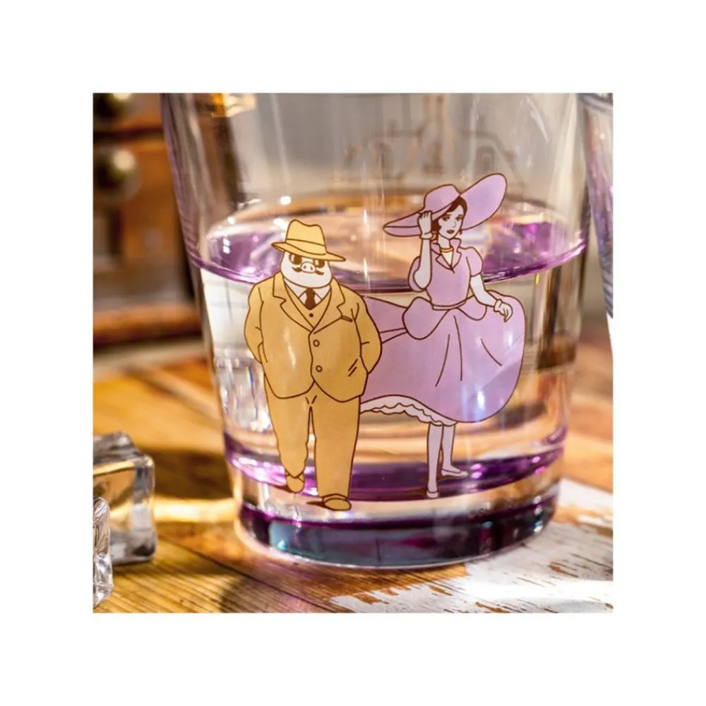 Clearance Maison Ghibli Decorated Glass Marco & Gina - Porco Rosso