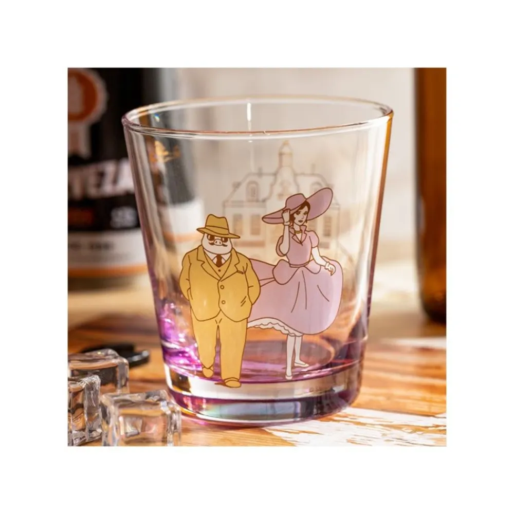 Clearance Maison Ghibli Decorated Glass Marco & Gina - Porco Rosso