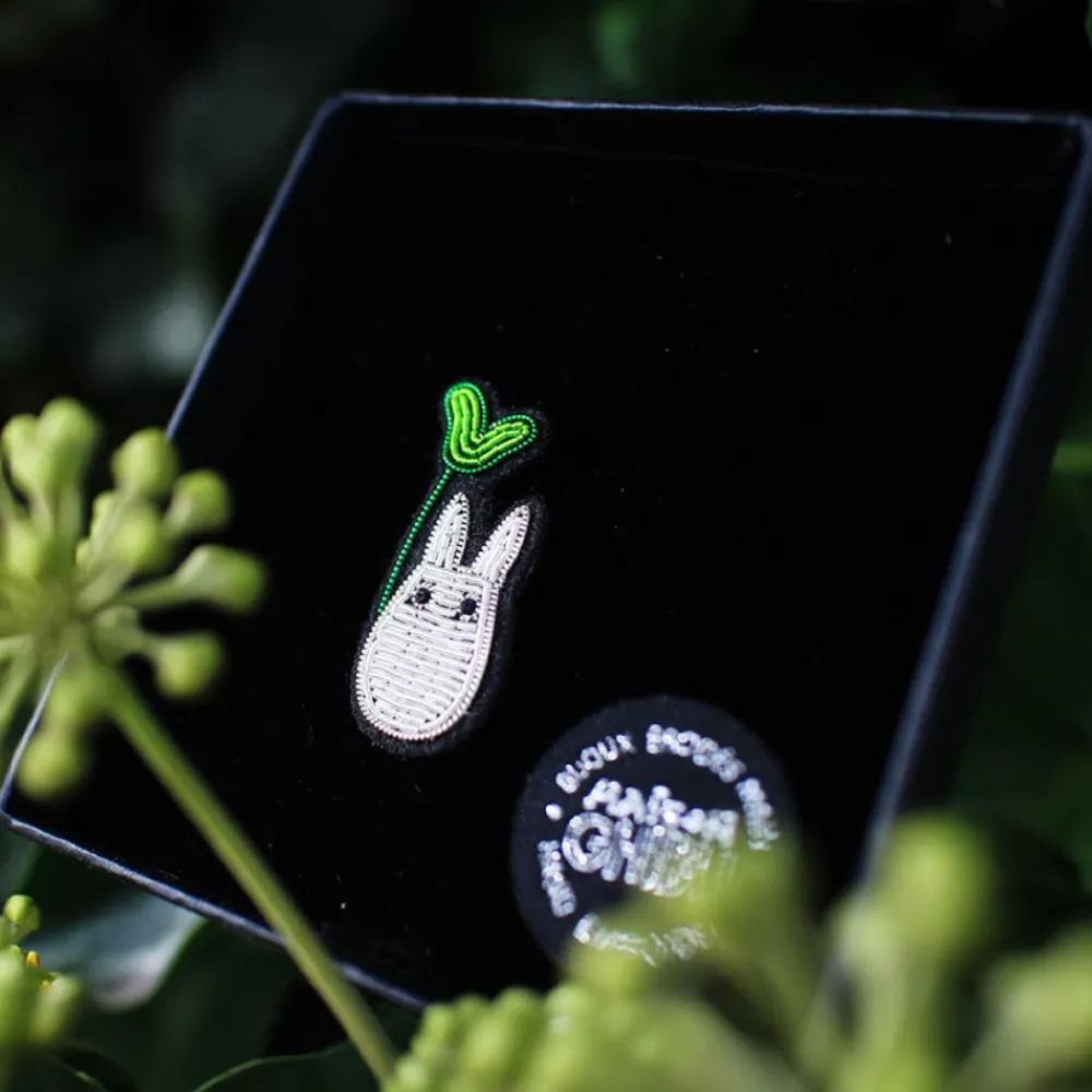 Online Maison Ghibli Embroidered Jewel Brooch Small Totoro - My Neighbor Totoro