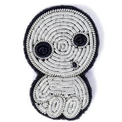 Hot Maison Ghibli Embroidered Jewel Brooch Seated Kodama - Princess Mononoke