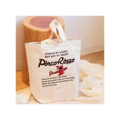 Online Maison Ghibli Embroidery Canvas Tote Bag Savoia - Porco Rosso