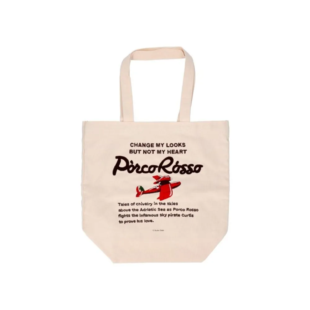 Online Maison Ghibli Embroidery Canvas Tote Bag Savoia - Porco Rosso