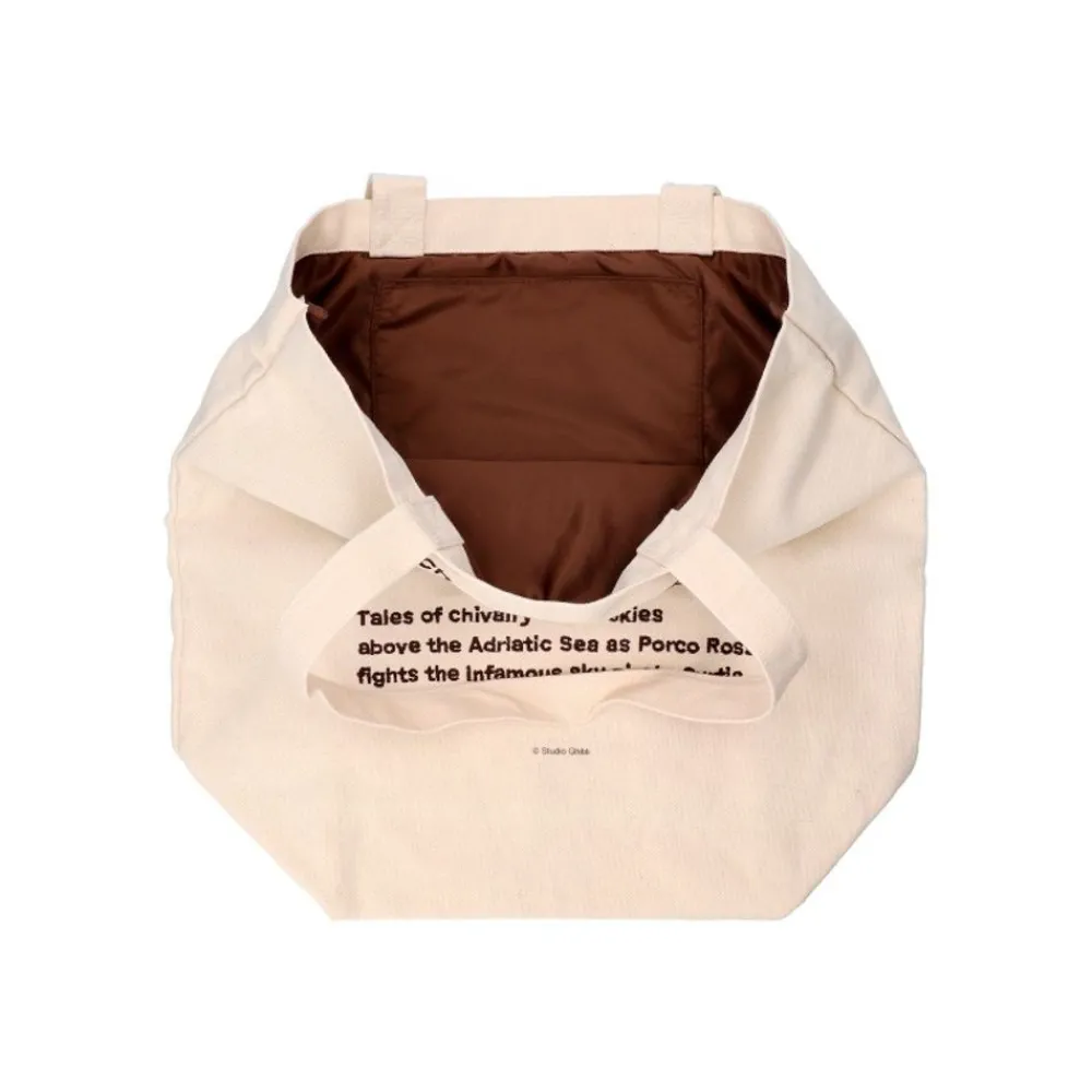 Online Maison Ghibli Embroidery Canvas Tote Bag Savoia - Porco Rosso